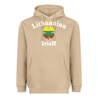 Mushroom lucky lithuanian irish flag shamrock leaf st patricks day Heavyweight Hoodie - linhVisuals