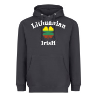 Smoke lucky lithuanian irish flag shamrock leaf st patricks day Heavyweight Hoodie - linhVisuals
