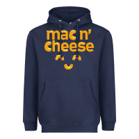 Navy mac n' cheese funny macaroni with cheese lover gift Heavyweight Hoodie - linhVisuals