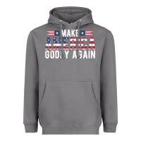 Storm make america godly again american flag letters christian quote Heavyweight Hoodie - linhVisuals