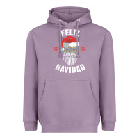 Lavender mexican christmas sugar skull feliz navidad spanish speaking xmas gift Heavyweight Hoodie - linhVisuals