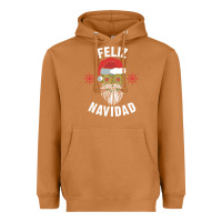 Meerkat mexican christmas sugar skull feliz navidad spanish speaking xmas gift Heavyweight Hoodie - linhVisuals
