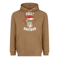Toasted Coconut mexican christmas sugar skull feliz navidad spanish speaking xmas gift Heavyweight Hoodie - linhVisuals