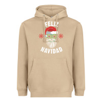 Mushroom mexican christmas sugar skull feliz navidad spanish speaking xmas gift Heavyweight Hoodie - linhVisuals