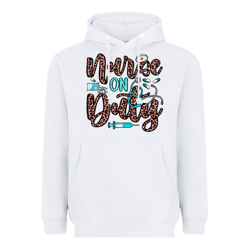 Nurse On Duty Heavyweight Hoodie by JahusDesignShop | Teevron
