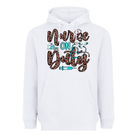 White nurse on duty Heavyweight Hoodie - JahusDesignShop
