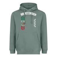 Sage mexican flag air accordion music instrument lover gift Heavyweight Hoodie - linhVisuals