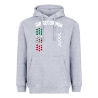 Heather Grey mexican flag air accordion music instrument lover gift Heavyweight Hoodie - linhVisuals