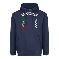 Navy mexican flag air accordion music instrument lover gift Heavyweight Hoodie - linhVisuals