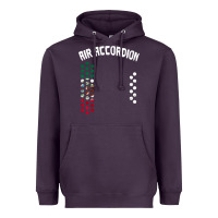 Plum mexican flag air accordion music instrument lover gift Heavyweight Hoodie - linhVisuals