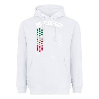 White mexican flag air accordion music instrument lover gift Heavyweight Hoodie - linhVisuals