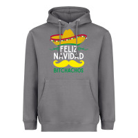 Storm mexicans say feliz navidad bitchahos funny merry christmas sombrero Heavyweight Hoodie - linhVisuals