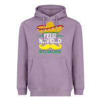 Lavender mexicans say feliz navidad bitchahos funny merry christmas sombrero Heavyweight Hoodie - linhVisuals