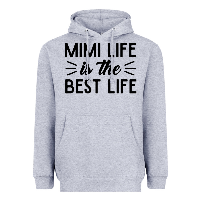 Mimi Life Is The Best Life Blessed Grandma Mom Cute Gift Heavyweight Hoodie by linhVisuals | Teevron