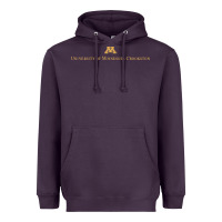 Plum University of Minnesota Crookston, apparel Heavyweight Hoodie - linhVisuals