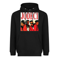 Black jodeci Heavyweight Hoodie - linhVisuals