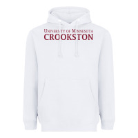 White University of Minnesota Crookston, apparel Heavyweight Hoodie - linhVisuals