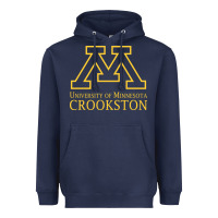 Navy university of minnesota  crookston, Gear Heavyweight Hoodie - linhVisuals