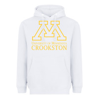 White university of minnesota  crookston, Gear Heavyweight Hoodie - linhVisuals