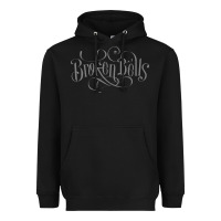 Black broken bells Heavyweight Hoodie - linhVisuals