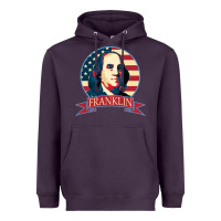 Plum benjamin franklin Heavyweight Hoodie - linhVisuals