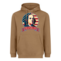 Toasted Coconut benjamin franklin Heavyweight Hoodie - linhVisuals