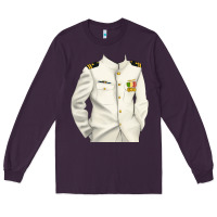 Plum us navy Long Sleeve Tee - RanaPortraitStore