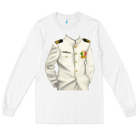 White us navy Long Sleeve Tee - RanaPortraitStore