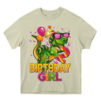 Mossy 2rd birthday girl t rex pink Heavy Core Tee - CowGirlArtShop