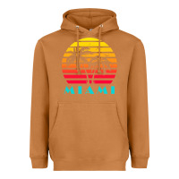 Meerkat miami 80s sunset Heavyweight Hoodie - linhVisuals