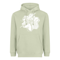 Matcha the fantasy trip megahex dragon Heavyweight Hoodie - linhVisuals