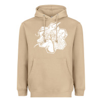 Mushroom the fantasy trip megahex dragon Heavyweight Hoodie - linhVisuals