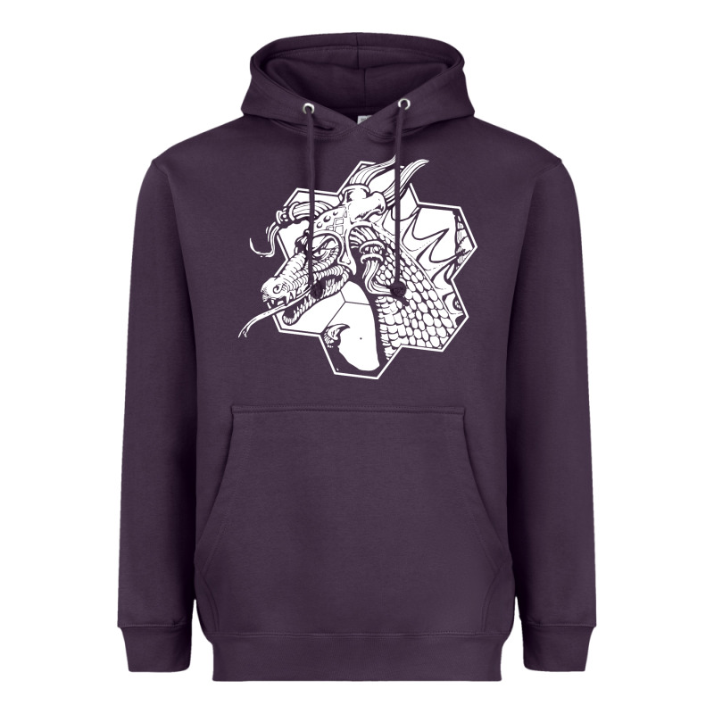 The Fantasy Trip Megahex Dragon Heavyweight Hoodie by linhVisuals | Teevron