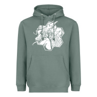 Sage the fantasy trip megahex dragon Heavyweight Hoodie - linhVisuals