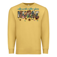 Antique Gold nurse coffee scrubs rubber gloves Premium Sweatshirt - JahusDesignShop