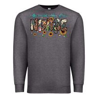 Charcoal Heather nurse coffee scrubs rubber gloves Premium Sweatshirt - JahusDesignShop