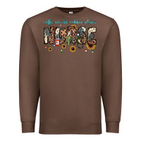 Chestnut nurse coffee scrubs rubber gloves Premium Sweatshirt - JahusDesignShop