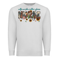 Dove Grey nurse coffee scrubs rubber gloves Premium Sweatshirt - JahusDesignShop