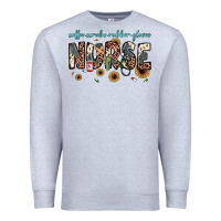 Heather Grey nurse coffee scrubs rubber gloves Premium Sweatshirt - JahusDesignShop