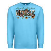 Ocean Blue nurse coffee scrubs rubber gloves Premium Sweatshirt - JahusDesignShop