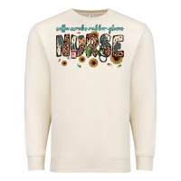 Sandshell nurse coffee scrubs rubber gloves Premium Sweatshirt - JahusDesignShop