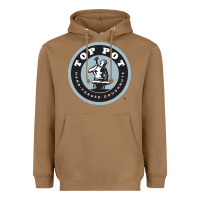 Toasted Coconut top pot doughnuts Heavyweight Hoodie - linhVisuals