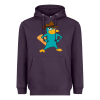 Plum phineas and ferb, agent p, perry the platypus Heavyweight Hoodie - linhVisuals