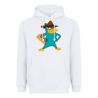 White phineas and ferb, agent p, perry the platypus Heavyweight Hoodie - linhVisuals