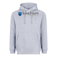 Heather Grey The saint peter's university Heavyweight Hoodie - linhVisuals