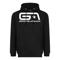 Black groove armada Heavyweight Hoodie - linhVisuals
