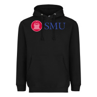 Black The southern methodist university Heavyweight Hoodie - linhVisuals