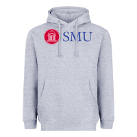 Heather Grey The southern methodist university Heavyweight Hoodie - linhVisuals