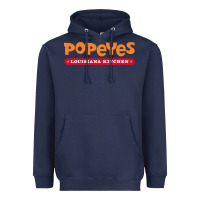 Navy popeyes louisiana kitchen Heavyweight Hoodie - linhVisuals