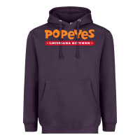 Plum popeyes louisiana kitchen Heavyweight Hoodie - linhVisuals